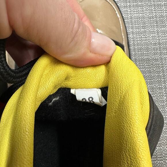 Montelliana Lucy Boot in Black Cedar Lug Sole Wool‎ Lining Leather Winter (38) - Picture 12 of 13